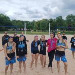 Siatkówka plażowa mini siatkarek